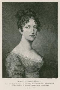 Elisa Bonaparte de Pierre Paul Prudhon